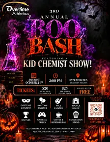 OVERTIME ATHLETICS 3RD ANNUAL BOO BASH!