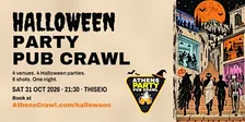 Athens Halloween Party Pub Crawl 2026