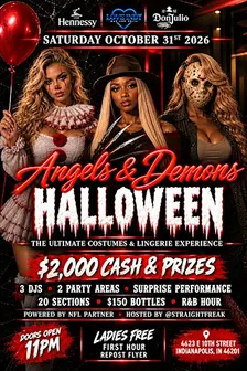 Angels & Demons Halloween Night! INDIANAPOLIS • 11PM