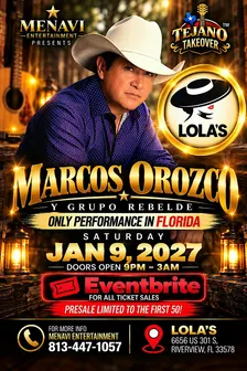 Marcos Orozco y Grupo Rebelde Live