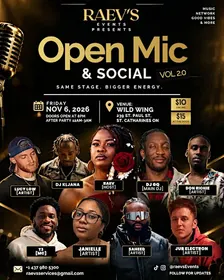 RAEV’s Open Mic & Social