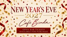 New Year's Eve 2027 at Cafe Bionda