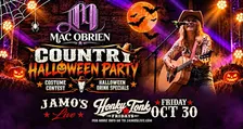 Honky Tonk Fridays Country Halloween Party | Mac O'Brien Band Jamo's Live