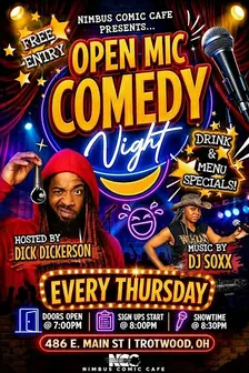 CockaRue Comedy Presents...Open Mic Comedy Nights!