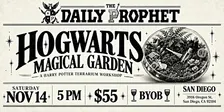 Hogwarts Magical Garden: A Harry Potter-Inspired Terrarium Workshop