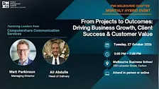 PMI Melbourne Chapter October Monthly Hybrid Event