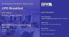 BPA CPD Breakfast - Hot Topics: Building Safety Update