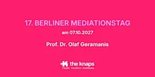 17. Berliner Mediationstag