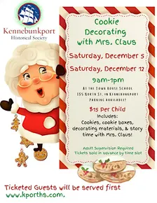 Cookie Decorating With Mrs. Claus!