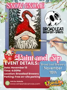 Snow Gnome-Broad Leaf Brewery-Paint and Sip
