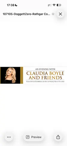 An Evening with Claudia Boyle in Aid of Friends of Kyuso