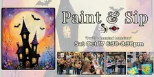 Paint & Sip in Eugene, Oregon “Pretty Haunted Mansion”