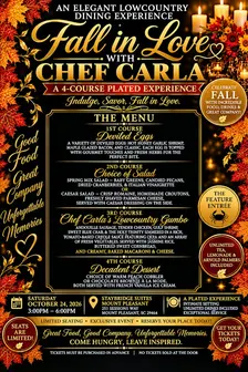 Fall In Love with Chef Carla - A 4-Course Plated Dining Experience