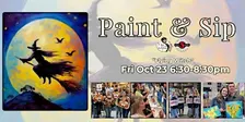 Paint & Sip in Eugene, Oregon “Flying Witch”