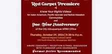 Red Carpet Premiere | APINH Know Your Rights Video & First Year Anniversary