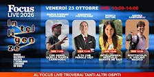 Focus Live 2026 - 23 ottobre dalle 10:00 alle 14.00
