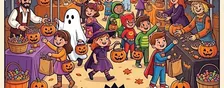 Flea Market Halloween Children Trick-Or-Treating Event