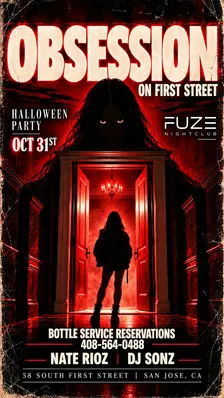 OBSESSION ON FIRST STREET HALLOWEEN NIGHT 10-31-26 NATE RIOZ-DJ SONZ