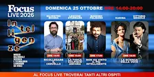 Focus Live 2026 - 25 ottobre dalle 14:00 alle 19.30