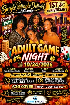 Single Mingle Detroit 1yr Anniversary GAME NIGHT