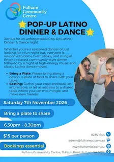 Pop-Up Latino Dinner & Dance