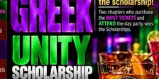 Greek Unity Scholarship Day Party, Greeks & Friends Are Welcome!