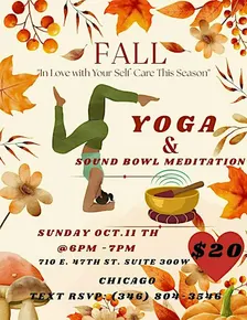 R & B Yoga and Sound Bowl Meditation
