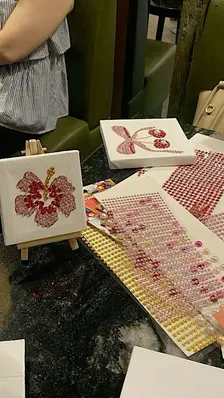 The Essie Studio: An Afternoon of Rhinestone Art & Cozy Crafting