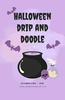 Halloween Drip and Doodle