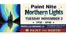 “Northern Lights” Paint Nite, Propeller Brewing Co!