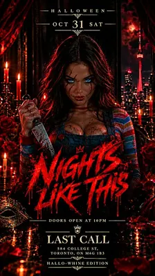 NIGHTS LIKE THIS (HALLO-WHINE EDITION) @ LAST CALL