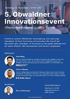 5. Obwaldner Innovationsabend