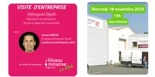 Visite de l'entreprise Métropole Dépôt (lauréat 2025)