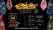 Ties with a Twist: Design Your Own Tie | Sip While You Create