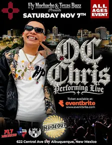 OcChris Live Sat 11/7 insideOut Albuquerque NM AllAgeEvent