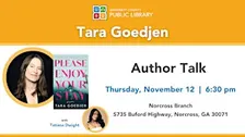 Author Talk with Tara Goedjen
