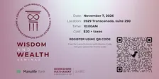 Wisdom & Wealth : Leveraging your policy and real estate.