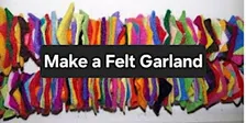 Make a felt garland