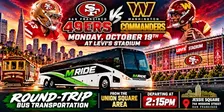 49ers vs. Commanders Round-Trip SHUTTLE BUS FROM SF (DOWNTOWN / SOMA)