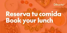 DIFRACTA ’26 — Reserva de comida / Lunch booking