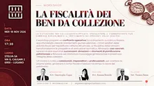 Workshop | La Fiscalità dei beni da collezione