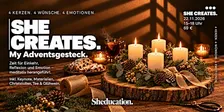 My Adventsgesteck. 4 Kerzen. 4 Wünsche. 4 Emotionen. By Sheducation DUS: