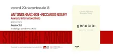 ANTONIO MARCHESI e RICCARDO NOURY presentano "Genocidi"