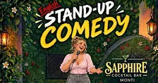 Late-Night Comedy (in English) at Sapphire Cocktail Bar.