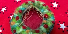 Make your own Festive Felted Brooch