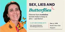 Sex, Lies & Butterflies: An Evolutionary Biology lecture over drinks!