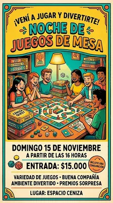 Noche de Juegos de Mesa - CABA