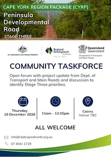 Cape York Region Package  - Peninsula Developmental Road Stage 3 (CAIRNS)