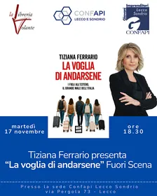 Tiziana Ferrario presenta "La voglia di andarsene" Fuori Scena