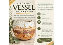 Hand build Organic Vessel Workshop